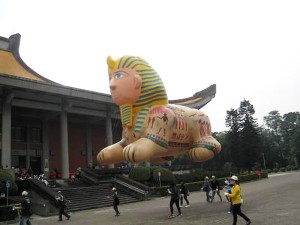 人面獅身空飄遊行氣球